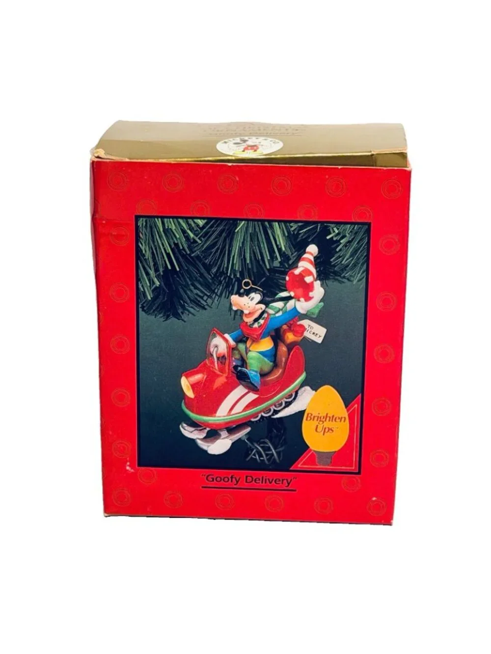 Goofy Delivery Treasury of Christmas Enesco Ornament w/ Box